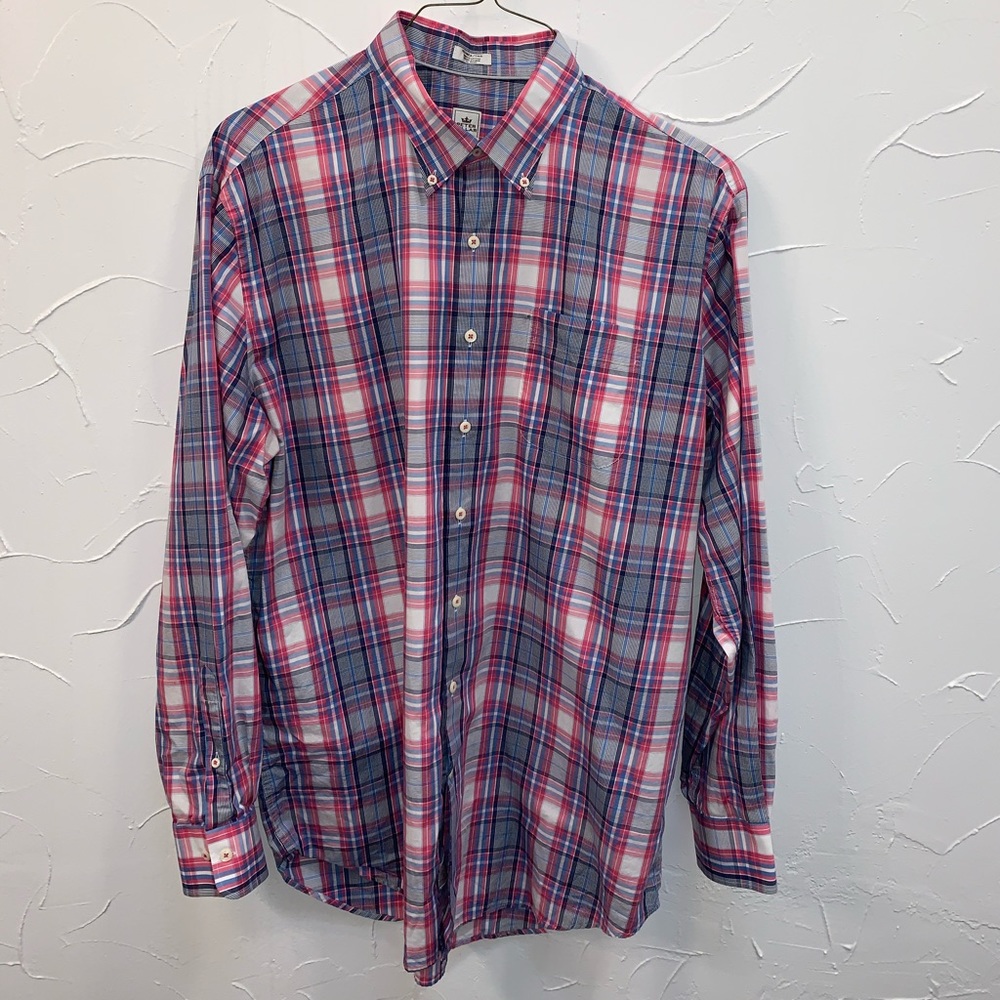 Peter Millar- XL/Tall Gingham Button Down
